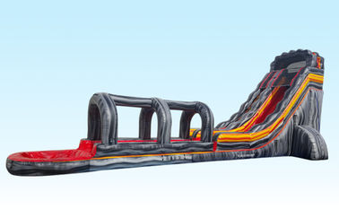 โป๊ะกันฝน 22 ฟุต Volcano Giant Slip N ภาพนิ่ง 0.55 ผ้าม่าน PVC สำหรับงานทางการค้า