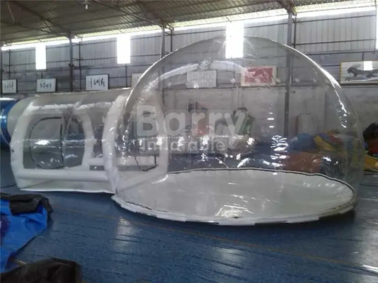 1.0mm pvc Camping Clear Inflatable Air Tent Outdoor สำหรับเช่า