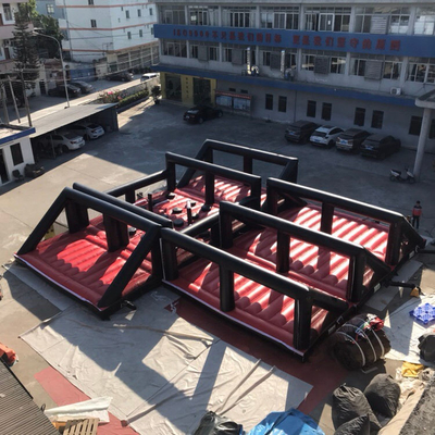 PVC Inflatable 5k Obstacle Course กิจกรรมกลางแจ้งเกมอุปสรรค