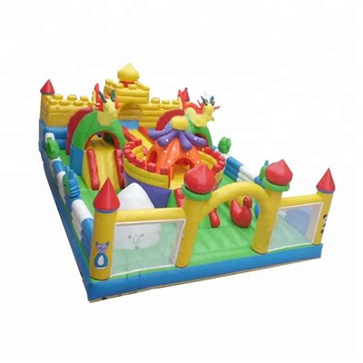 0.55mm Plato Bouncy Castle House สำหรับเด็กปราสาทสนามเด็กเล่นกลางแจ้ง