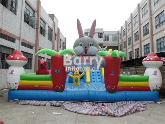 โลโก้ที่กำหนดเองอุปกรณ์สนามเด็กเล่นทำให้พอง Kids Bouncy Castles สำหรับกิจกรรม