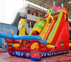 สัตว์สไตล์ สไลด์น้ําอัดอัด สไลด์เรือโจรสลัด สไลด์แห้ง
