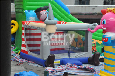 กลางแจ้ง / ในร่มเด็กโจรสลัดเด็กพอง Bouncer กระโดดบ้านหลักฐาน Fade