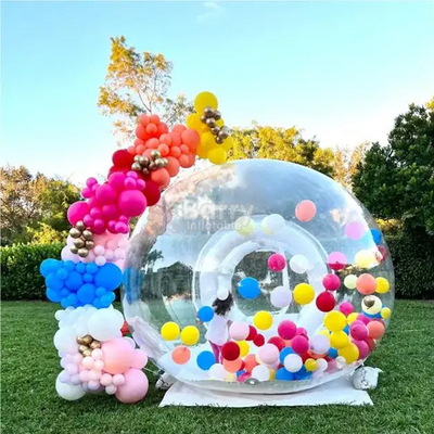 เต็นท์แบบพกพาแบบลมใส เต็นท์แบบลมใส บอลลูนกลองใส เต็นท์แบบบอลลูนใส พร้อมการยืนยันความเป็นจริงของ BSCI