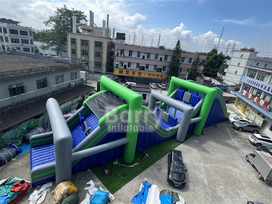 สนามพีวีซีพาณิชย์ สนามพุ่งชน สนามแข่งขันอุปสรรค สนามพุ่งชน 5k 2024 พร้อมเครื่องเป่าอากาศและชุดซ่อม