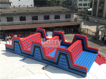 เหตุการณ์ Red Giant Outdoor Inflatable 5K อุปสรรคหลักสูตรวิ่งหนีปีนเขา 5K อุปสรรค