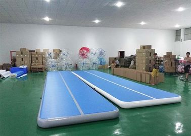 น้ำลอยน้ำสีฟ้าเกมกีฬา Air Tumbling พรมสำหรับยิมนาสติก