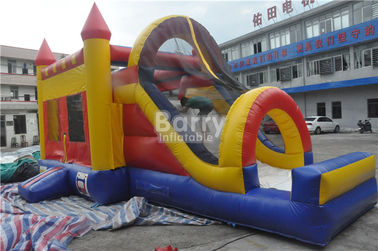 Giant Inflatable Combo กระโดด Bouncy Castle ตีกลับบ้าน Bouncer สไลด์เกม