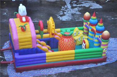 Giant Inflatable Toddler Playground Cheer สนุกกับสัตว์รูปแบบ CE-certificated