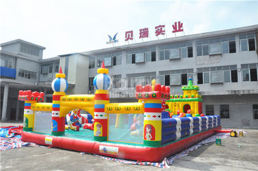 ชุดกีฬา Bouncy ปราสาทพอง, 0.55 มม. อุปกรณ์สำหรับเด็กเล่น Indoor PVC