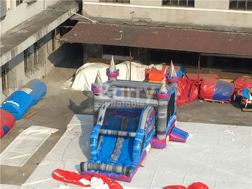 PVC Tarpaulin 0.55mm Inflatable Bounce House ภาพนิ่ง Combo สำหรับเด็ก