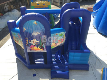Bouncy แบบติดตั้งได้เอง / พอง Bouncy Castle พร้อมสไลด์
