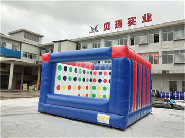 เกม Twister แบบ Outdoor Outdoor แบบไฟฟ้าช่วยให้พองได้ด้วยการพิมพ์โลโก้ OEM