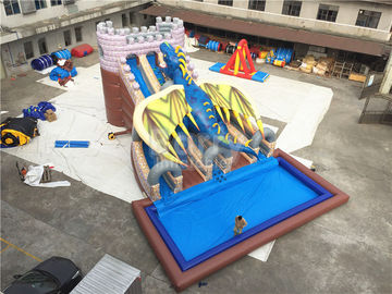 พรีเมี่ยมเชิงพาณิชย์เกรดมังกรภาพนิ่งขนาดใหญ่น้ำ 15 * 11 * 8m Customized