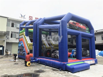 ภาพเคลื่อนไหวกลางแจ้ง Bouncy พองสำหรับเด็ก / คนเดินเตาะแตะกับปกคลุม Shelter