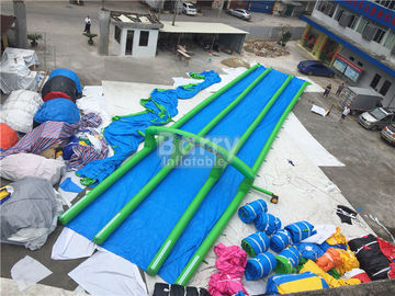 Long Single หรือ Double Lane Inflatable Slide เมือง 1 - 2 ปีการรับประกัน