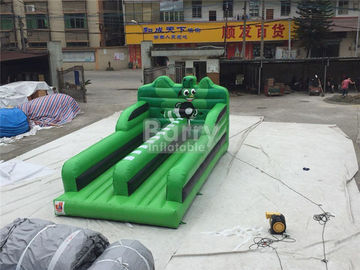 พรมผ้าใบ PVC พีวีซีขนาด 0.55 มม. บันไดคู่วิ่งบันไดเกม Bungee Run EN14960