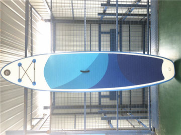 พิเศษปักถักผ้าพองยืนขึ้น Paddle บอร์ดพร้อมอุปกรณ์สีที่กำหนดเอง