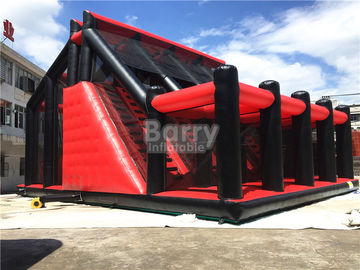 ขี่ม้าที่น่าสนใจกระโดดเด็ก Drop ทาวเวอร์ Inflatable เกม Interactive / Funny Drop Tower