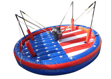 เกม Inflatable แบบโต้ตอบ, Safety Funny Bungee Bull สำหรับ Team Building