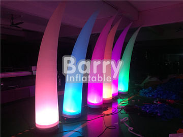 LED ระเบิดโคมไฟเสาตกแต่งสำหรับโฆษณาคอลัมน์หลอดไฟพอง
