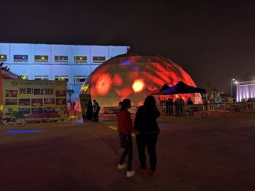 นิทรรศการอากาศแน่นเต็นท์เหตุการณ์พองสำหรับบูธเต็นท์พอง LED