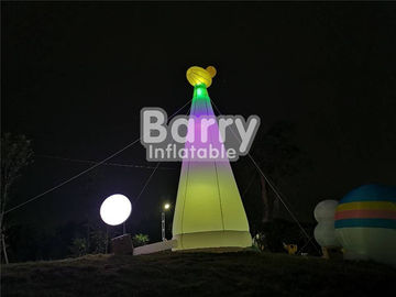 สวนสนุกที่กำหนดเองทำพองยีราฟประภาคารสำหรับการตกแต่งงานปาร์ตี้