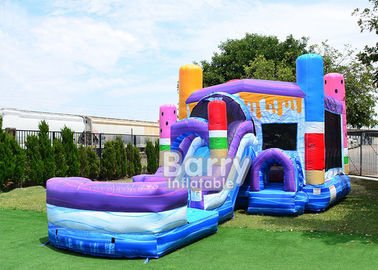 Ice Pops Mega Front Loader Inflatable Combo Bouncer สำหรับเด็ก