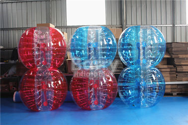 1.2 ม. 1.5 ม. 1.8 ม. ขนาดพีวีซี TPU Bubble Ball สำหรับเล่นกีฬากลางแจ้ง