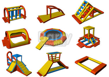 Custom Forest Aqua Park สนามฝ้าอุปกรณฝุ Inf นละอองน้ําขนาดใหญแบบ Wibit สําหรับทะเลสาบ