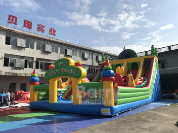 เชิงพาณิชย์นกยูงพองสนามเด็กเล่นสำหรับเด็ก / Trampoline พองสวนสนุก