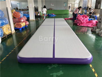 เชิงพาณิชย์พองลมติดตาม / สีม่วง Air Jump Tumble Trak สำหรับยิมนาสติกกีฬา