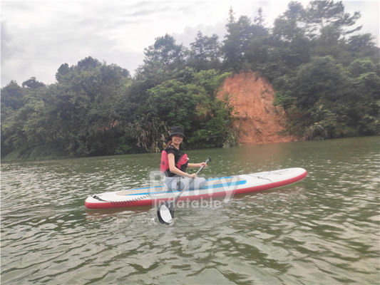 ผ้าใบกันน้ำพีวีซี 0.6 มม. แบบกำหนดเองซึ่งทำให้พองได้ยืนขึ้น Paddle Board
