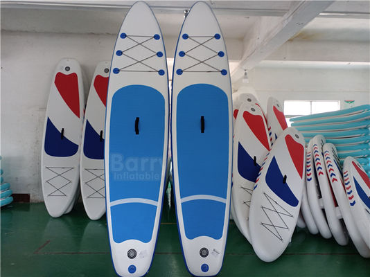 Touring Fishing Blue Inflatable Stand Up เกมกระดานพายเรือเล่นน้ำ BSCI Certification