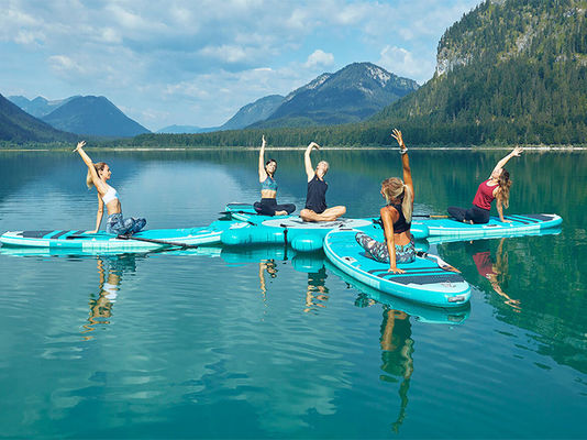 Fitness Venus Hub 8 สถานที่ YOGA Inflatable SUP Platform Paddle Board Docking Station 9'7