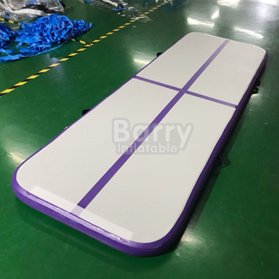 มืออาชีพสีม่วง 3x1m ยิมนาสติกพองเสื่อ Tumbling Air Track