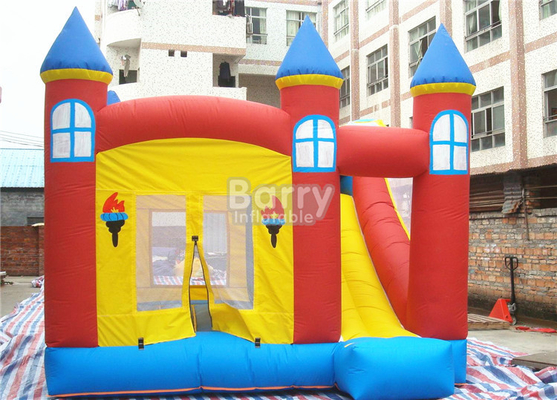ผ้าใบกันน้ำพีวีซี 0.55 มม. Bouncer Slide ทนไฟ