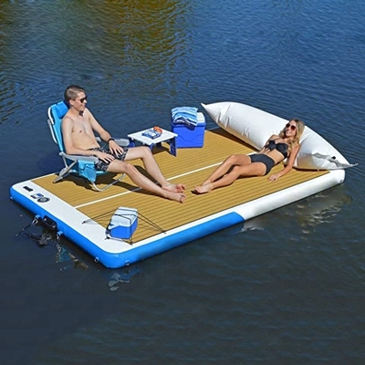 Drop Stitch DWF Air Pontoon แท่นลอยน้ำแบบลอยตัว