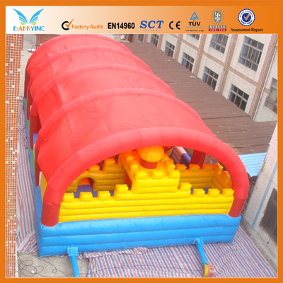ปราสาท Bouncy พองวัยรุ่นสำหรับ Theme Park Tear Resistance