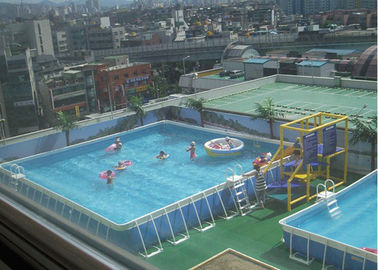 Outdoor Frame Metal Frame, สระว่ายน้ำสำหรับเช่าโลหะ