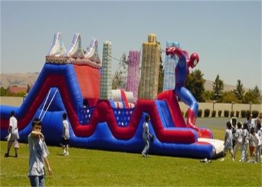 หลักสูตรอุปสรรค Spiderman Bouncer เชิงพาณิชย์ขนาดใหญ่สำหรับเช่าขนาดใหญ่สำหรับเช่า
