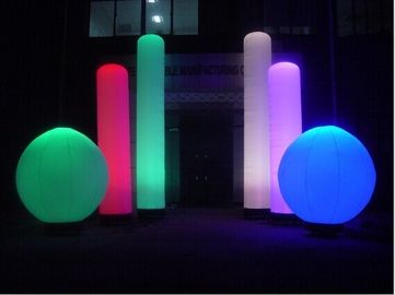 การโฆษณาที่มีสีสันทำให้พองโคมไฟ LED / แสงสว่างสำหรับการเฉลิมฉลองงาน