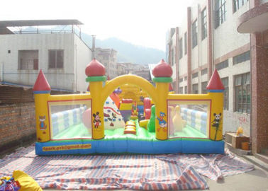 EN71 บิวท์พีพี Tarpaulin พอง Bouncy ปราสาทสำหรับเด็กเกม