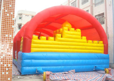 เช่า Bouncy ปราสาทพองสำหรับการกระโดด / เมืองสนุก Inflatable กลางแจ้ง