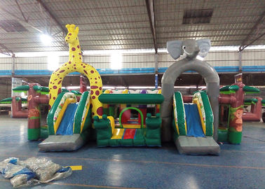 ธีมสัตว์ที่ยอดเยี่ยมทำให้พอง Bouncy ปราสาท / Bouncer ปราสาทสำหรับเด็ก