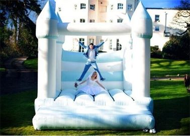 สีขาวและสีฟ้า Bouncer Inflatable, Bouncer แต่งงาน Inflatable ขาย