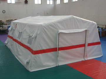 โรงพยาบาลสีขาวแบบดั้งเดิมสี Inflatable เต็นท์, 0.65mm PVC Inflatable ฉุกเฉินเต็นท์