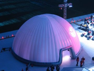 UV - ความต้านทานแสงโดมปาร์ตี้ Inflatable Tent สำหรับฝาเวที 30m