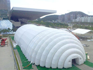 มหัศจรรย์ FR Rip Stop ไนลอนสีขาว Marquee Inflatable นิทรรศการเต็นท์