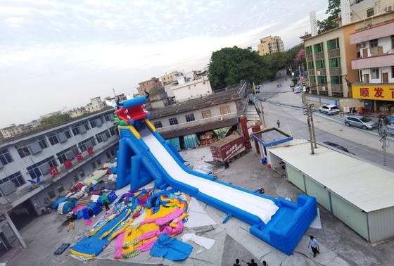 Dragon Inflatable Water Slides สวนสนุกสำหรับผู้ใหญ่ Super Slide